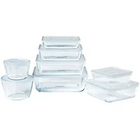 Pyrex Frischhaltedose transparent 1,1 l 8-teiliges Set