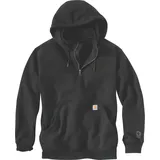 CARHARTT Heavyweight Quater-Zip, Kapuzenpullover - Schwarz - XXL