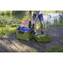 SUNWARE Q-Line Aufbewahrungsbox 60,1 x 53,1 x 42,5 cm 1-tlg. grün schwarz