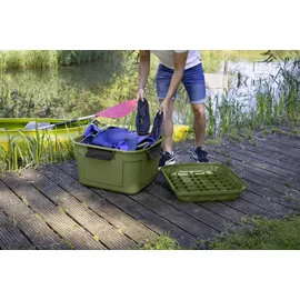 SUNWARE Q-Line Aufbewahrungsbox 60,1 x 53,1 x 42,5 cm 1-tlg. grün schwarz