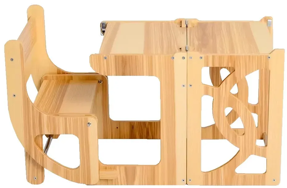 Montessori Lernturm Divit LT1 Kindertisch mit Hocker