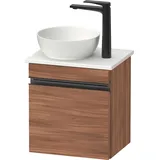 Duravit Waschtischunterschrank 1 Tür 40 x 32,5 x 44 cm Nussbaum matt