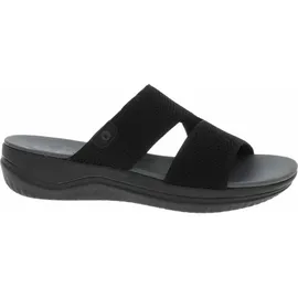 Jana Coshy Original – Die Hallux-freundliche Pantolette 8-27270-43 schwarz H-Weite