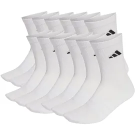 adidas Cushioned Crew Socken 12er Pack Weiß 37-39