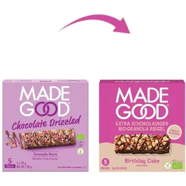 MadeGood Müsliriegel Birthday Cake bio (5St)