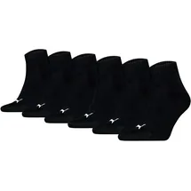 Puma Quarter Socken 6-Paar schwarz 47-49