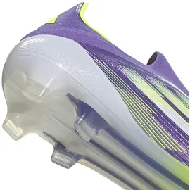 adidas F50 Elite Laceless FG Herren Purple Rush/Cloud White/Lucid Lemon 46