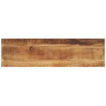 vidaXL Tischplatte 100x30x2,5 cm Rechteckig Raues Massivholz Mango