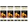Lindt Excellence Orange Intense Feinherbe Schokolade 4er Pack 100 g