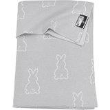 Meyco Baby Babydecke, Rabbit 75x100cm silver