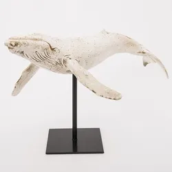 Buckelwal natur auf Ständer 36 cm