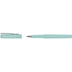 FABER-CASTELL 241010, Blau, Kartuschenfüllsystem, Blau, Recycelbarer Kunststoff,