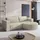 masseno ECKSOFA SORELA P R-S Creme Kordstoff mit Schlaffunktion