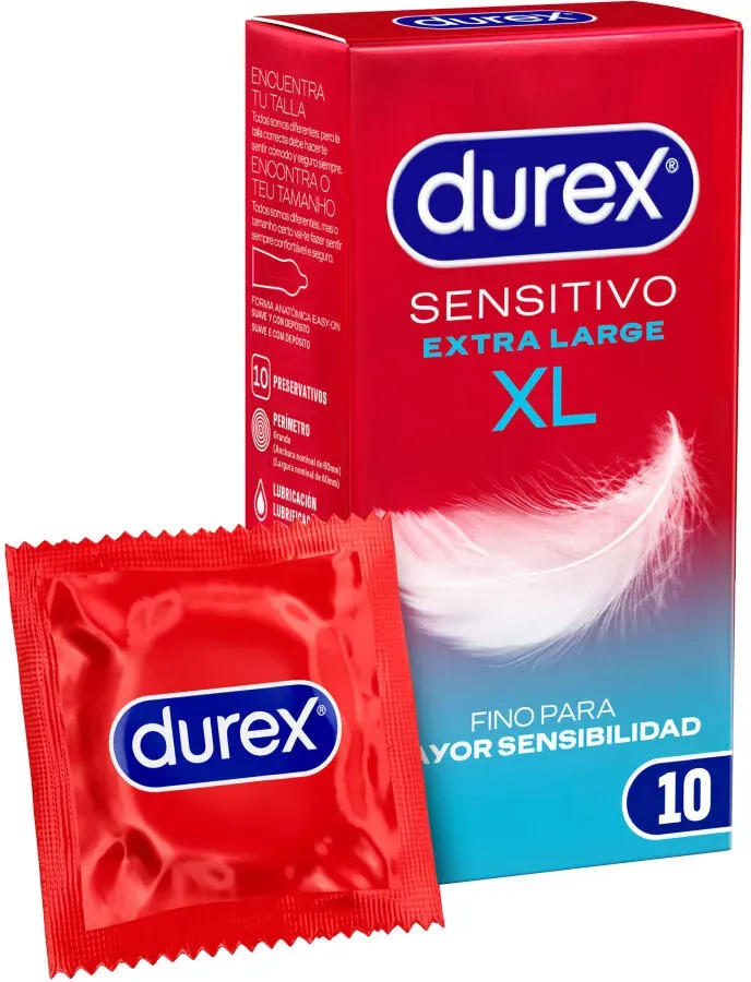 DUREX - SENSITIVE XL-KONDOME 10 EINHEITEN