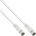 2x F-Stecker 10 Weiß