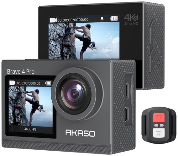 Brave 4 Pro Dual Screen 4K/30fps 20MP Action Camera