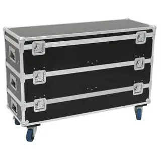 Roadinger Flightcase 12x LED-Leiste mit Rollen