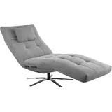 KAWOLA Relaxliege LETICIA Feincord 0 x 0 x 0 cm grau mit Nackenkissen