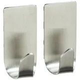 Tesa Powerstrips Haken Waterproof Zoom Edelstahl Small 2 Stück