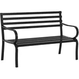 Outsunny Metallbank Modell 2 125 x 62 x 82 cm schwarz