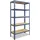 shelfplaza Schwerlastregal, blau Metall, Rechteckig, 45x155x30 cm, Freizeit, Heimwerken, Werkstatt, Schwerlastregale