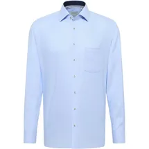 Eterna Langarmhemd Modern Fit Blau 42
