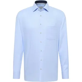 Eterna Langarmhemd Modern Fit Blau 42