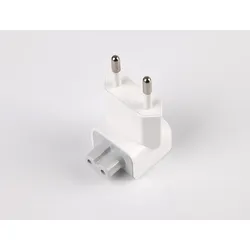 EU-Netzstecker für iPhone, iPod, iPad, Mac, Adapter, 2 Pins White