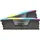 Corsair Vengeance RGB DDR5-6000 32GB Kit (2x32GB) CL38 Grau CMH32GX5M2B6000Z38