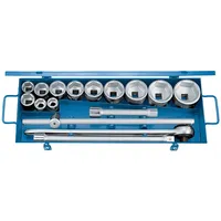 Gedore 32 FMU-2 Steckschlüssel-Satz 3/4" 16-teilig 6-kant 22-60 mm