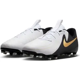 Nike Jr. Phantom GX 2 Academy FG weiß/metallic gold coin/schwarz 36