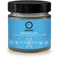 Scentmelts Raumduft-Duftwachs 10 Stück Vorratsglas 'Snowflake'