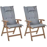 Beliani Amantea Gartenstuhl 54 x 69 x 105 cm