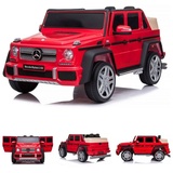 Chipolino Kinderauto Elektroauto Maybach G650 Fernbedienung Bluetooth Kofferraum rot