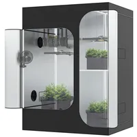 THE HOOKAH Gewächshaus Gewächshaus Grow Box Zelt Growbox Growschrank Growzelt Zuchtschrank