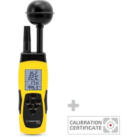 Trotec Thermohygrometer TC100 inkl. Kalibrier-Zertifikat,