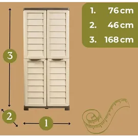 GarPet Gartenschrank 0 x 0 x 0 cm Beige