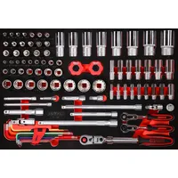 KS Tools 1/4" + 3/8" + 1/2" Steckschlüssel-Satz in