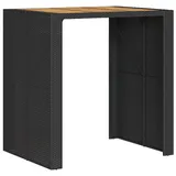 vidaXL Gartentisch 105 x 80 x 110 cm Schwarz