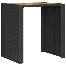vidaXL Gartentisch 105 x 80 x 110 cm Schwarz