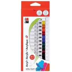 Acrylfarbe Set, 12-teilig