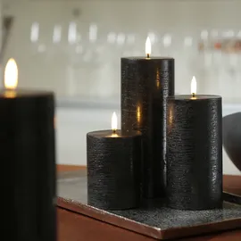 uYuni LED Kerze PIA H:10 cm schwarz