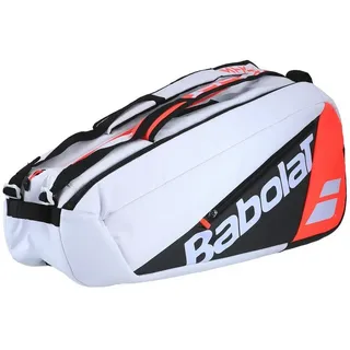 Babolat Tennis-Racketbag (Schlägertasche, 2 Hauptfächer) Pure Strike weiss 6er
