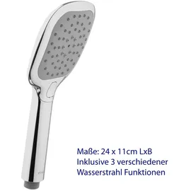 Fala Handbrause, Duschbrause 110mm3 Funktionen