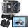 jadfezy Action Cam FHD 1080P 12MP Weitwinkel Schwarz