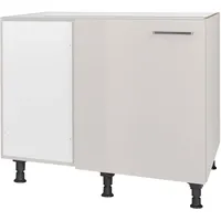 Nobilia Eckunterschrank Flash 100 x 58,3 x 87 cm Grau