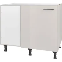 Nobilia Eckunterschrank Flash 100 x 58,3 x 87 cm Grau