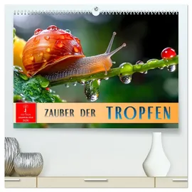 Calvendo Zauber der Tropfen (hochwertiger Premium Wandkalender 2026 DIN A2 quer), Kunstdruck in Hochglanz: