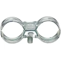Neutrale Produktlinie Doppelschlauchklemme Stahlkl. 16x16 mm
