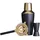 Barcraft Cocktail Set 3-teilig Edelstahl Shaker Jigger Sieb Mattschwarz Gold